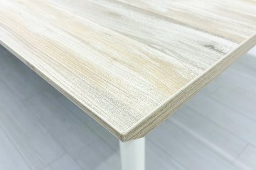 オカムラ ライブス ワークテーブル ワゴンセット(オレンジレッド) 中古 フリーアドレス Lives Work Table 中古オフィス家具 4800/1400/720の画像