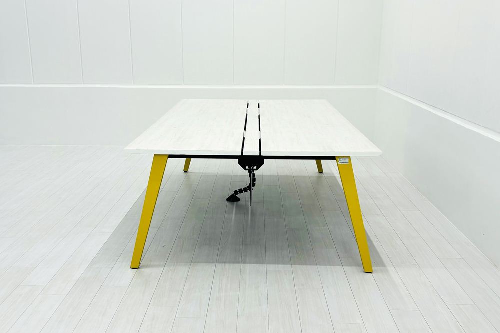 コクヨ センティア フリーアドレスデスク 中古 SENTIR 幅2400 フリアド 長机 中古オフィス家具 2400/1400/720の画像