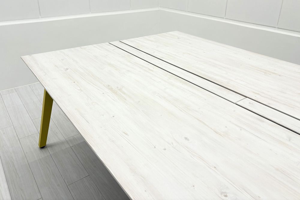 コクヨ センティア フリーアドレスデスク 中古 SENTIR 幅2400 フリアド 長机 中古オフィス家具 2400/1400/720の画像