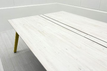 コクヨ センティア フリーアドレスデスク 中古 SENTIR 幅2400 フリアド 長机 中古オフィス家具 2400/1400/720の画像