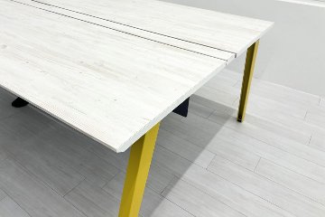 コクヨ センティア フリーアドレスデスク 中古 SENTIR 幅2400 フリアド 長机 中古オフィス家具 2400/1400/720の画像