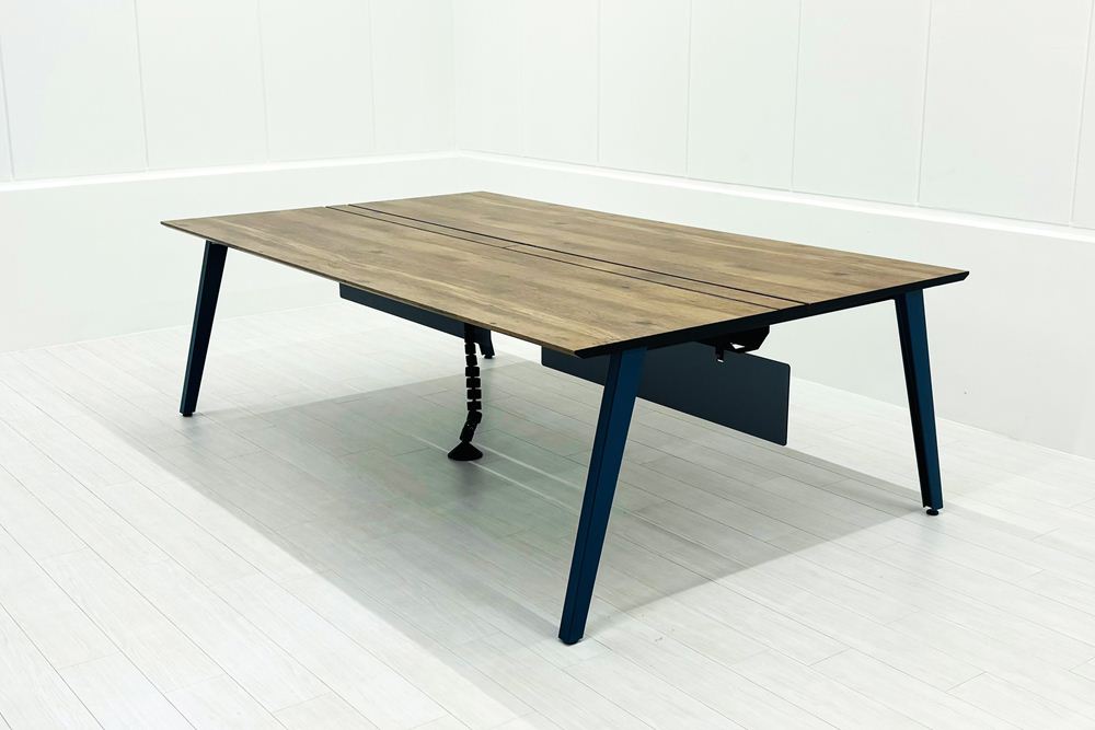 コクヨ センティア 中古 フリーアドレスデスク SENTIR 幅2400 フリアド 長机 中古オフィス家具 2400/1400/720の画像