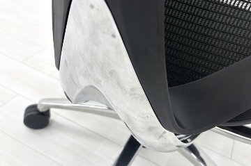 オカムラ サブリナチェア 中古 スマートオペレーション ヘッドレスト 中古オフィス家具 ブラック Sabrina Smart Operationの画像