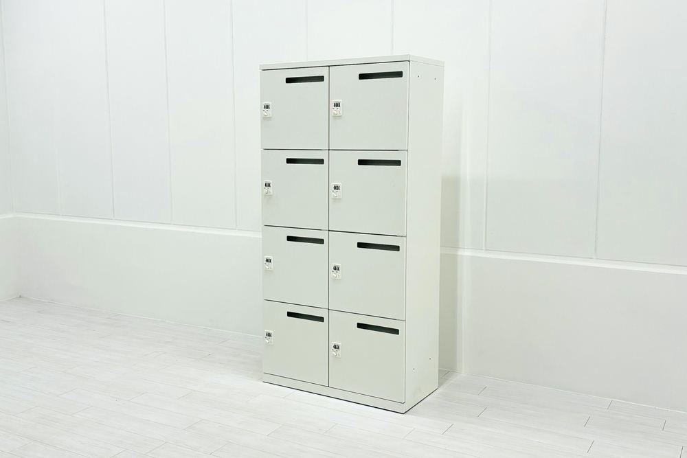 オカムラ レクトライン 8人用ロッカー | 中古オフィス家具専門店の