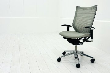 バロンチェア 中古 オカムラ ハイバック グレー | 中古オフィス家具