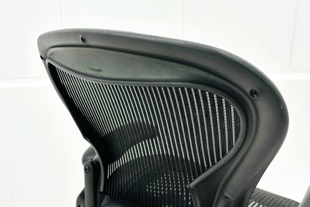 アーロンチェア Aサイズ 中古 フル装備 ハーマンミラー Herman miller Aeron Chair 中古オフィス家具 肘ダイヤル ランバーサポート付 シリンダー交換済の画像