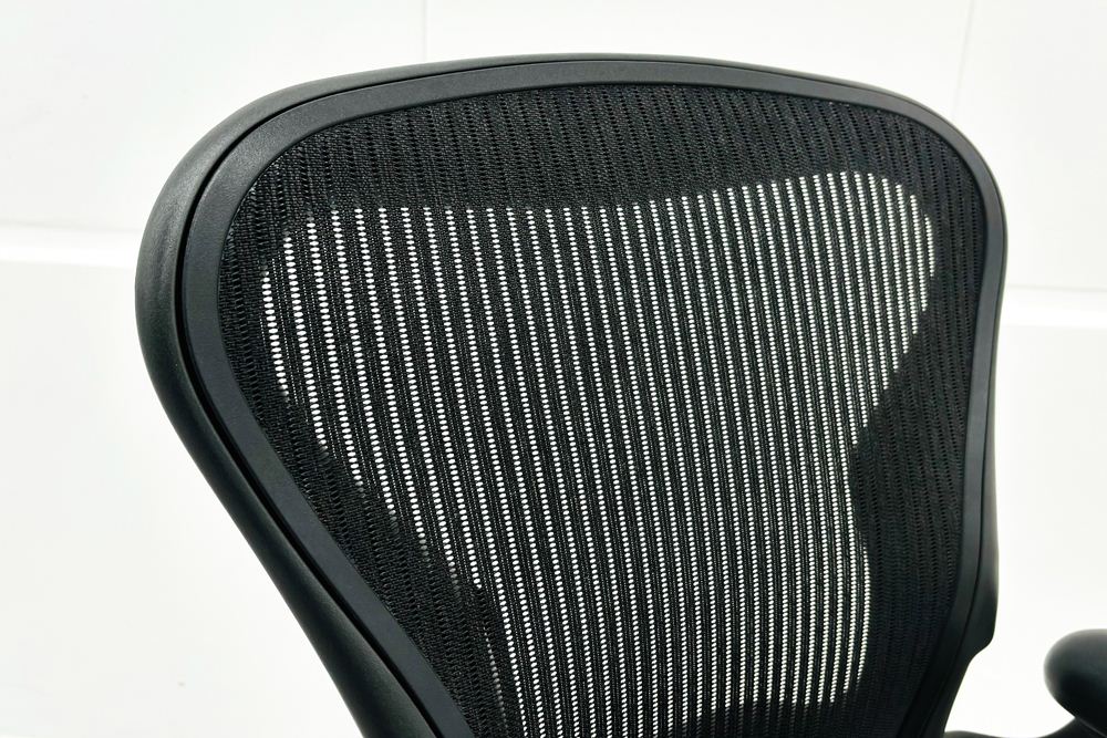 アーロンチェア Aサイズ 中古 フル装備 ハーマンミラー Herman miller Aeron Chair 中古オフィス家具 肘ダイヤル ランバーサポート付 シリンダー交換済の画像