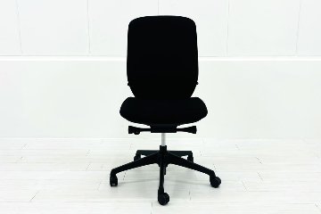 オカムラ シルフィーチェア 中古 ハイバック 肘無 OKAMURA Sylphy クッション 中古オフィス家具 ブラックの画像