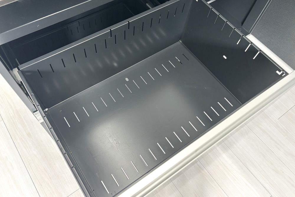 コクヨ サイビ L型デスク 中古 幅1600 エグゼクティブデスク マネージメントデスク 中古オフィス家具 1600/1240/720の画像