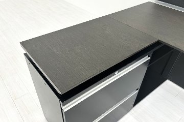 コクヨ サイビ L型デスク 中古 幅1600 エグゼクティブデスク マネージメントデスク 中古オフィス家具 1600/1240/720の画像