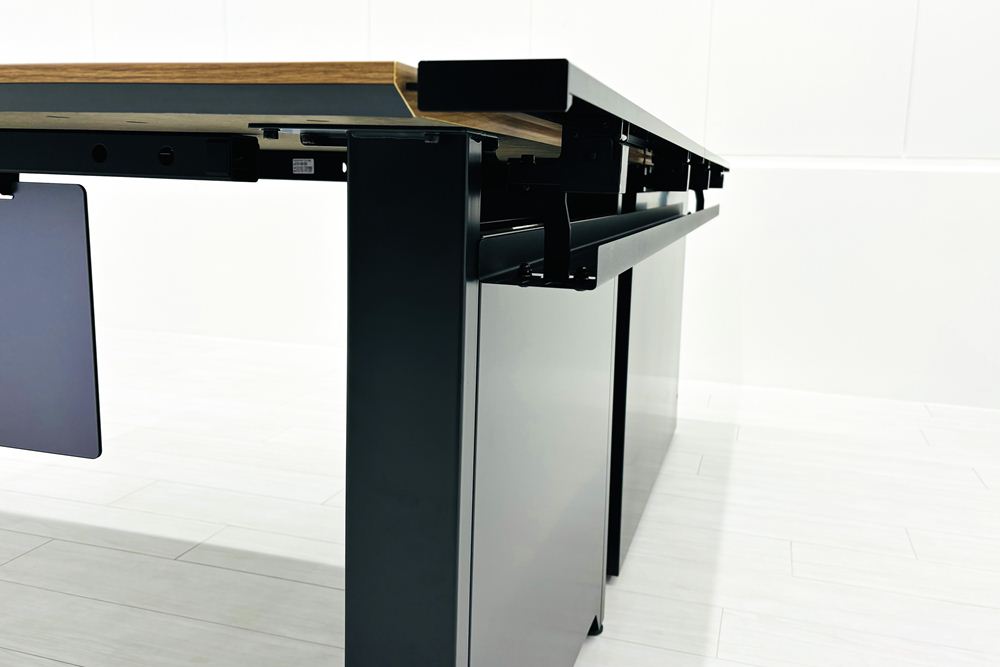 コクヨ サイビ L型デスク 中古 幅1600 エグゼクティブデスク マネージメントデスク 中古オフィス家具 1600/1240/720の画像