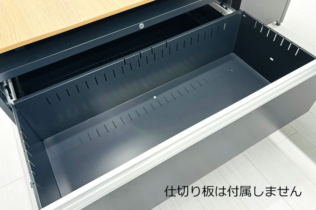 コクヨ サイビ L型デスク 中古 幅1600 エグゼクティブデスク マネージメントデスク 中古オフィス家具 1600/1240/720の画像