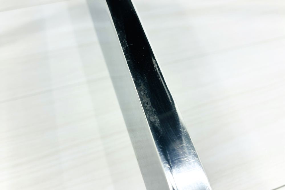 ノール Knoll ノル リミックスチェア 中古 2020年製 ハイバック アルミループ肘 アルミミラー脚 ブラウン レザーの画像