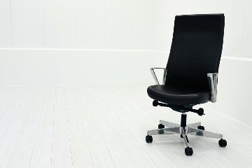 ノール Knoll ノル リミックスチェア 中古 2020年製 ハイバック アルミループ肘 アルミミラー脚 ブラウン レザーの画像