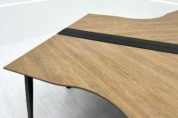 コクヨ サイビ ブーメランデスク 中古 【三台セット】ワークデスク SAIBI 幅1200 中古オフィス家具の画像