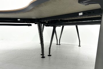 コクヨ サイビ ブーメランデスク 中古 【三台セット】ワークデスク SAIBI 幅1200 中古オフィス家具の画像
