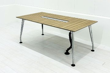 サイビ 小型会議テーブル SAIBI コクヨ 会議机 ミーティングテーブル 中古 幅1800 中古オフィス家具 1800/900/720の画像