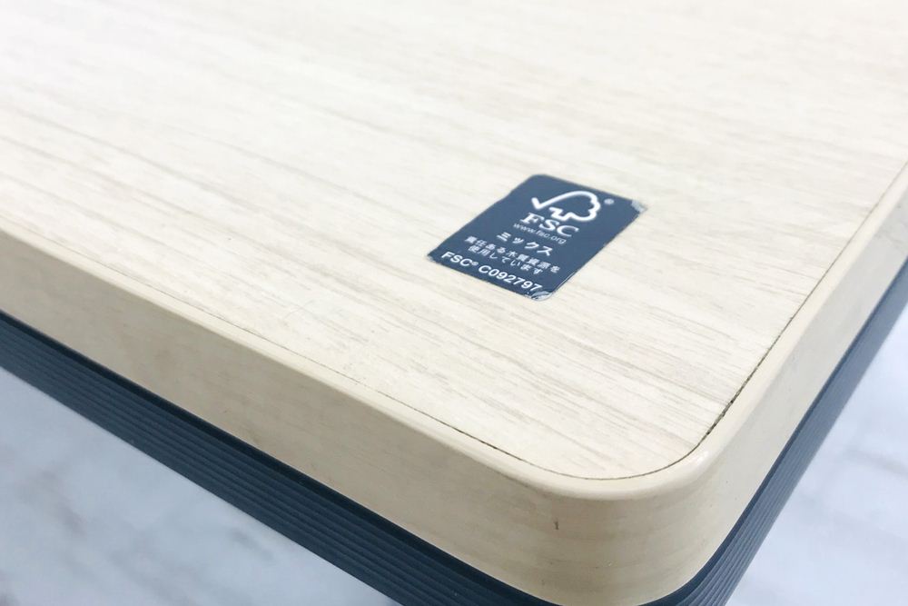 オカムラ ラティオ 幅2400 ミーティングテーブル 会議机 中古オフィス家具 ネオウッドライト 2400/1200/720の画像