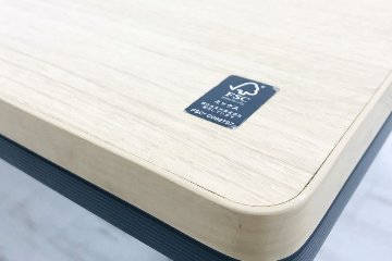 オカムラ ラティオ 幅2400 ミーティングテーブル 会議机 中古オフィス家具 ネオウッドライト 2400/1200/720の画像