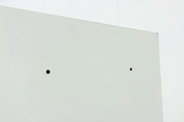 オカムラ 8人用ロッカー 中古 2列4段+下段シェルフ メール投函口 中古オフィス家具 900/450/1810 ホワイト ダイヤル錠の画像