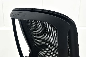 オカムラ シルフィーチェア 中古 ハイバック 固定肘 OKAMURA Sylphy 中古オフィス家具 ブラックの画像