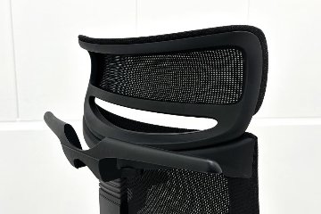 イトーキ アクトチェア 2019年製 中古 エクストラハイバック Act 事務椅子 ITOKI 中古オフィス家具 ブラックの画像