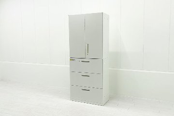 オカムラ 3段ラテラル レクトラインキャビネット | 中古オフィス家具