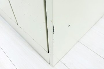 オカムラ FZロッカー 4人用ロッカー スチールロッカー 中古 縦長ロッカー 収納家具 中古オフィス家具 シリンダー錠 900/515/1790の画像