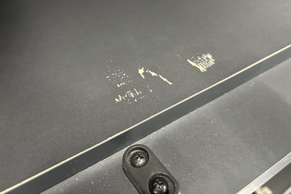 オカムラ ガラス書庫 ガラス書架 収納家具 中古書架 中古オフィス家具 役員収納家具 920/450/1800の画像