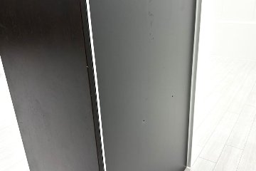 オカムラ ガラス書庫 ガラス書架 収納家具 中古書架 中古オフィス家具 役員収納家具 920/450/1800の画像