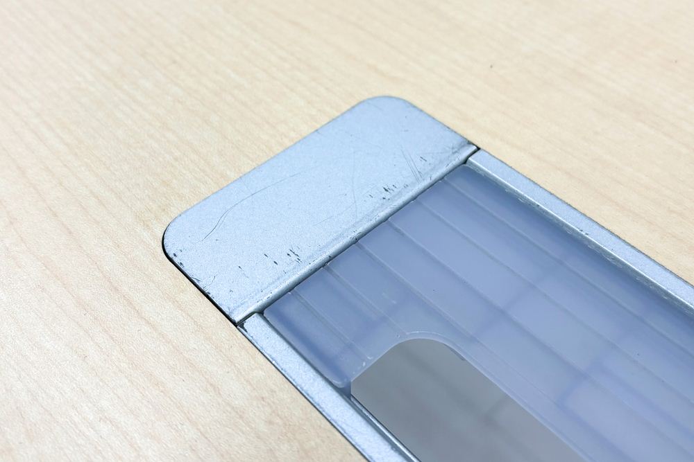 舟形天板 プラス PULS ミーティングテーブル 中古 小型会議テーブル 中古オフィス家具 2200/1000/720の画像