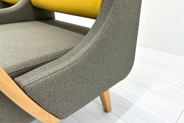 ロビーチェア オリバー oliver 中古 3人掛けチェア 医療用家具 ロビーソファ 病院椅子 病院チェア 応接椅子 中古オフィス家具 1770/620/780の画像