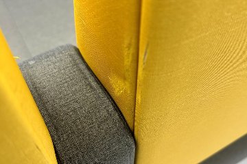 ロビーチェア オリバー oliver 中古 2人掛チェア 医療用家具 病院椅子 病院チェア  ロビーソファ 応接椅子 中古オフィス家具 1200/620/780の画像