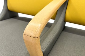 ロビーチェア オリバー oliver 中古 2人掛チェア 医療用家具 病院椅子 病院チェア  ロビーソファ 応接椅子 中古オフィス家具 1200/620/780の画像