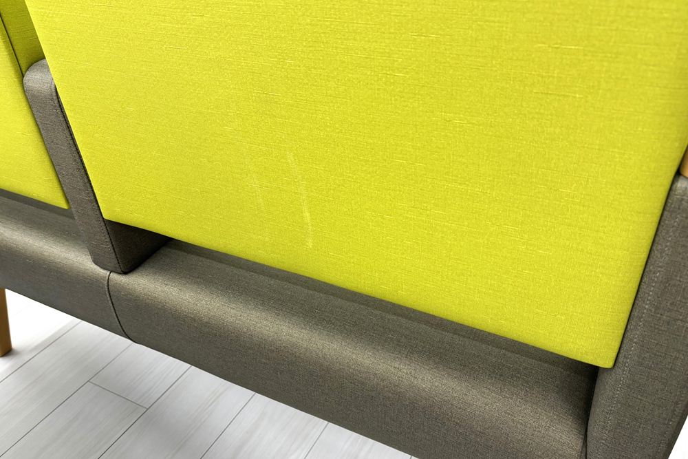 ロビーチェア オリバー oliver 中古 2人掛けチェア ロビーチェア 医療用家具 応接椅子 病院椅子 病院チェア 中古オフィス家具 1200/620/780の画像