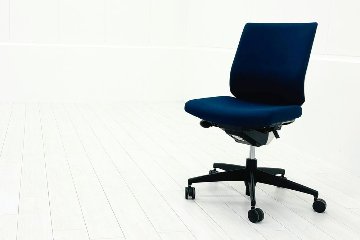 コクヨ ウィザードチェア 肘無 中古 ウィザード2 ローバック 中古オフィス家具 KOKUYO Wizard ブルーの画像