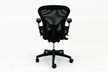 アーロンチェア Aサイズ 中古 フル装備 ポスチャーフィット ハーマンミラー Herman miller Aeron Chair 中古オフィス家具 肘レバーの画像