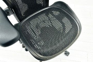 アーロンチェア Aサイズ 中古 フル装備 ポスチャーフィット ハーマンミラー Herman miller Aeron Chair 中古オフィス家具 肘レバーの画像