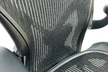 アーロンチェア Aサイズ 中古 フル装備 ポスチャーフィット ハーマンミラー Herman miller Aeron Chair 中古オフィス家具 肘レバーの画像