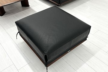 カリモク 応接家具セット 中古 【6点セット】応接ソファ 高級家具 革 レザー 中古オフィス家具の画像