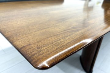 カリモク 応接家具セット 中古 【6点セット】応接ソファ 高級家具 革 レザー 中古オフィス家具の画像