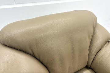 IDC 大塚家具 応接家具セット 中古 【4点セット】応接ソファ 高級家具 革 レザー 中古オフィス家具の画像