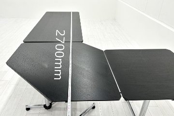 USMキトス USM kitos 中古 連結ワークテーブル ワーキングデスク 中古オフィス家具 2700/1700/745の画像