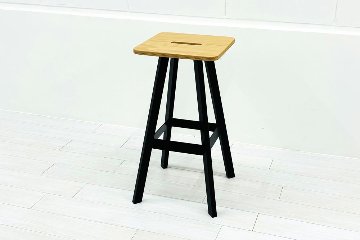 ノール ロックウェルイージースツール 中古 Knoll Rockwell Unscripted Easy Stool ノル ハイチェア ミーティングチェア カウンターチェア 中古オフィス家具 H765の画像