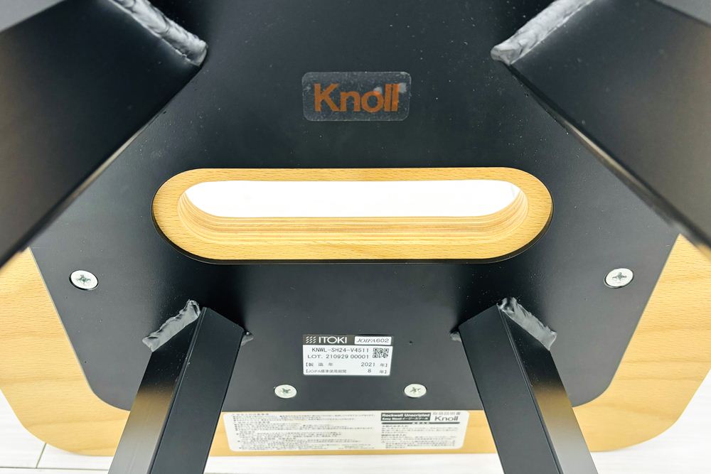 ノール ロックウェルイージースツール 中古 Knoll Rockwell Unscripted Easy Stool ノル ハイチェア ミーティングチェア カウンターチェア 中古オフィス家具 H610の画像