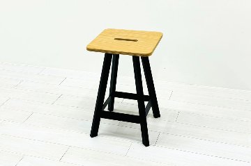 ノール ロックウェルイージースツール 中古 Knoll Rockwell Unscripted Easy Stool ノル ハイチェア ミーティングチェア カウンターチェア 中古オフィス家具 H610の画像