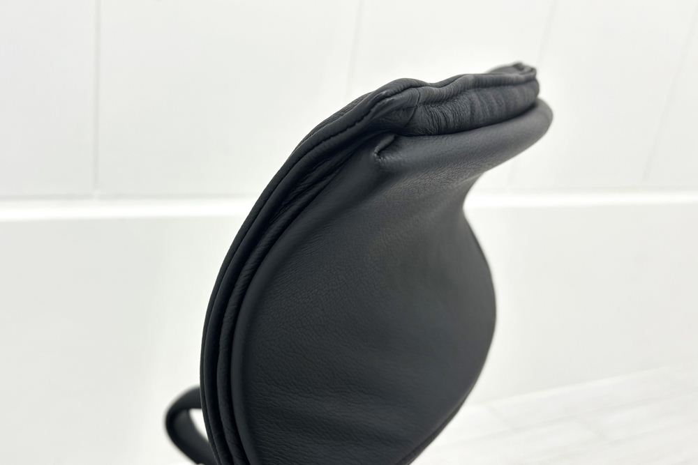  Wilkhahn Modus ウィルクハーン モダスチェア 中古 エグゼクティブチェア マネジメントチェア ブラック 中古オフィス家具 本革張り レザーの画像