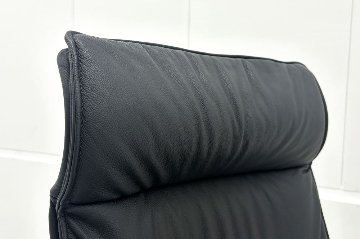  Wilkhahn Modus ウィルクハーン モダスチェア 中古 エグゼクティブチェア マネジメントチェア ブラック 中古オフィス家具 本革張り レザーの画像