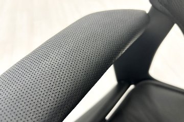  Wilkhahn Modus ウィルクハーン モダスチェア 中古 エグゼクティブチェア マネジメントチェア ブラック 中古オフィス家具 本革張り レザーの画像