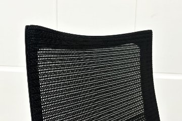 バロンチェア 中古 オカムラ Baron ブラック 可動肘 ハイバック 中古オフィス家具 座クッション 中古オフィスチェア 事務椅子の画像